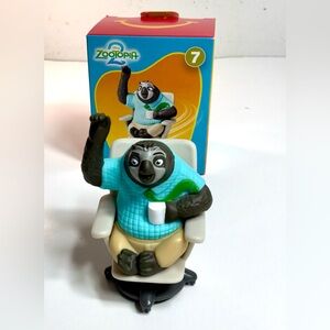 Zootopia 2 Flash Slothmore McDonalds Happy Meal Toy 2025
